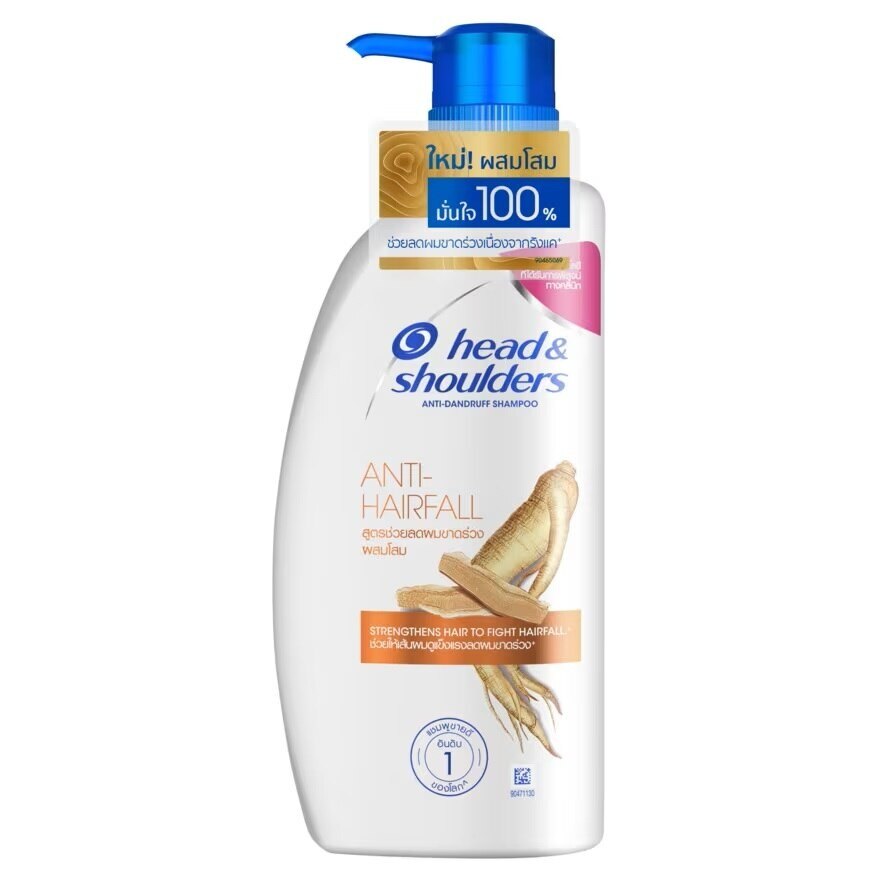 Head  Shoulder Shampoo Anti-Hair Fall Anti-Dandruff Ginseng 370 Ml. แชมพู ลดผมขาดร่วง