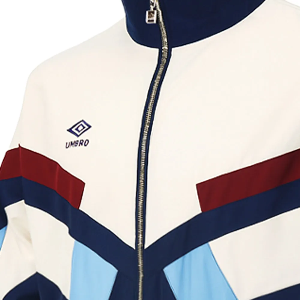 UMBRO Relaxed Track Men Football Jacket White - UM126AP281EOTH