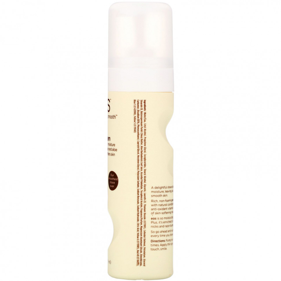 EOS, Крем для Бритья, Ванильное Блаженство, 7 жидких унций (207 мл)