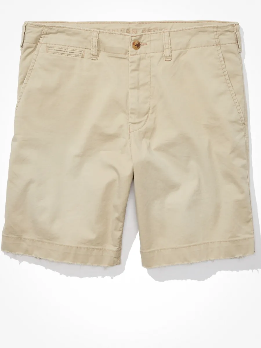 AMERICAN EAGLE MEN 7336 P/D LIVED IN KHAKI SHORT 9 IN 212 KHAKI