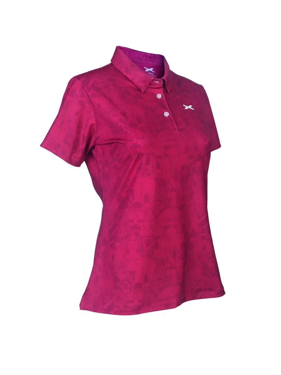 XOLO Red WOMEN THAILAND ICONIC POLO (040088)