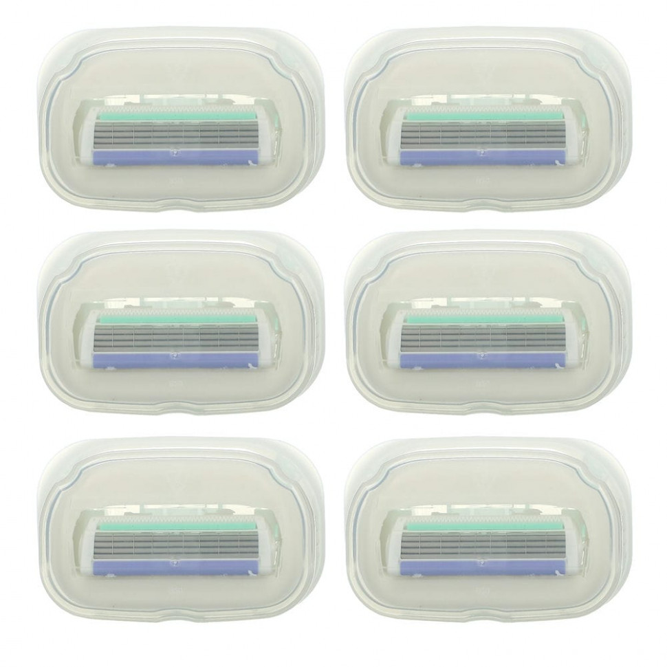 Schick, Intuition, Sensitive Care, сменные картриджи, 6 картриджей