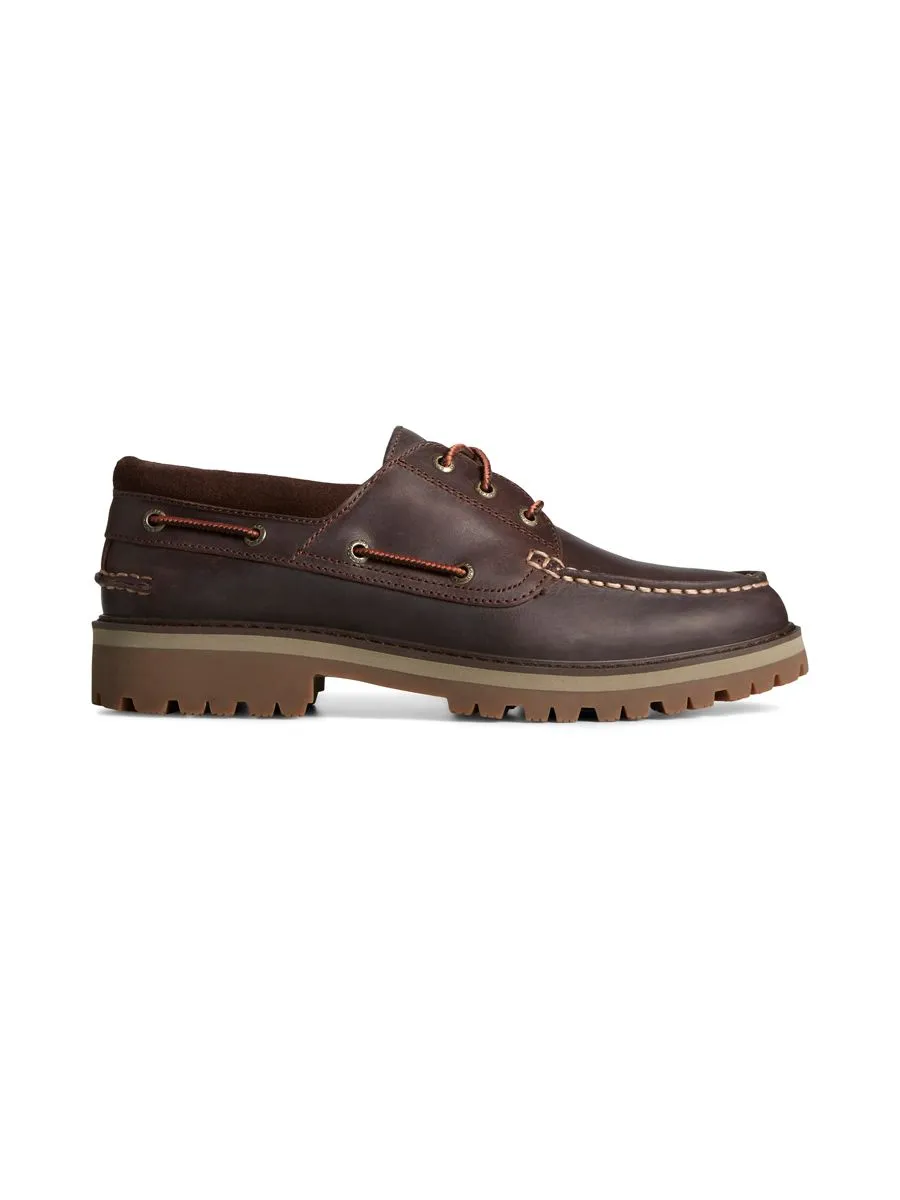 SPERRY MEN BROWN A/O LUG 3-EYE
