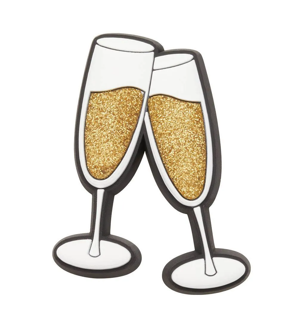 CROCS Jibbitz Shoes Charm Champagne Cheers Multi Color - CR024AC524CATH