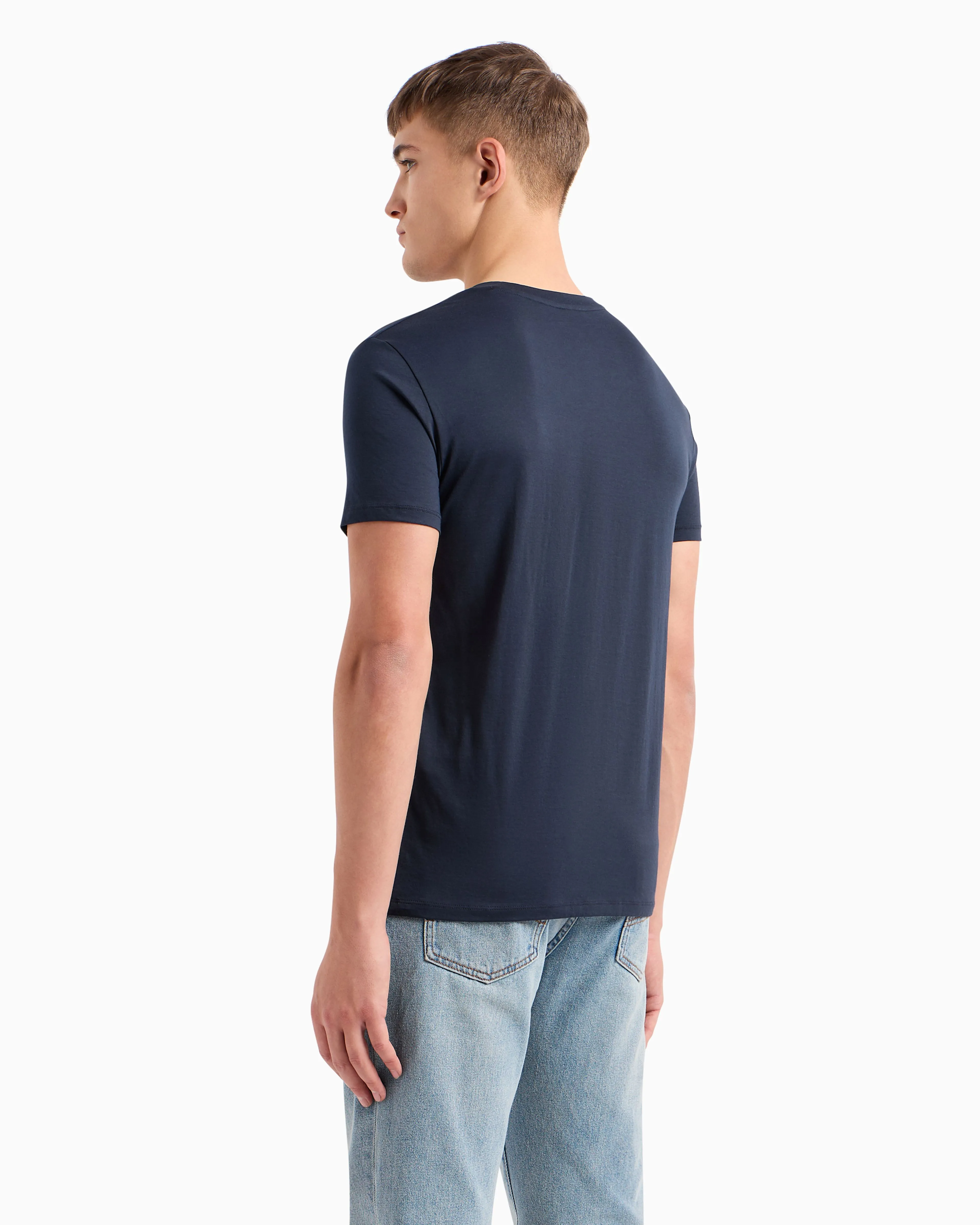 ARMANI EXCHANGE Tee Men 8NZT74-ZJA5Z-1510 Navy Blue