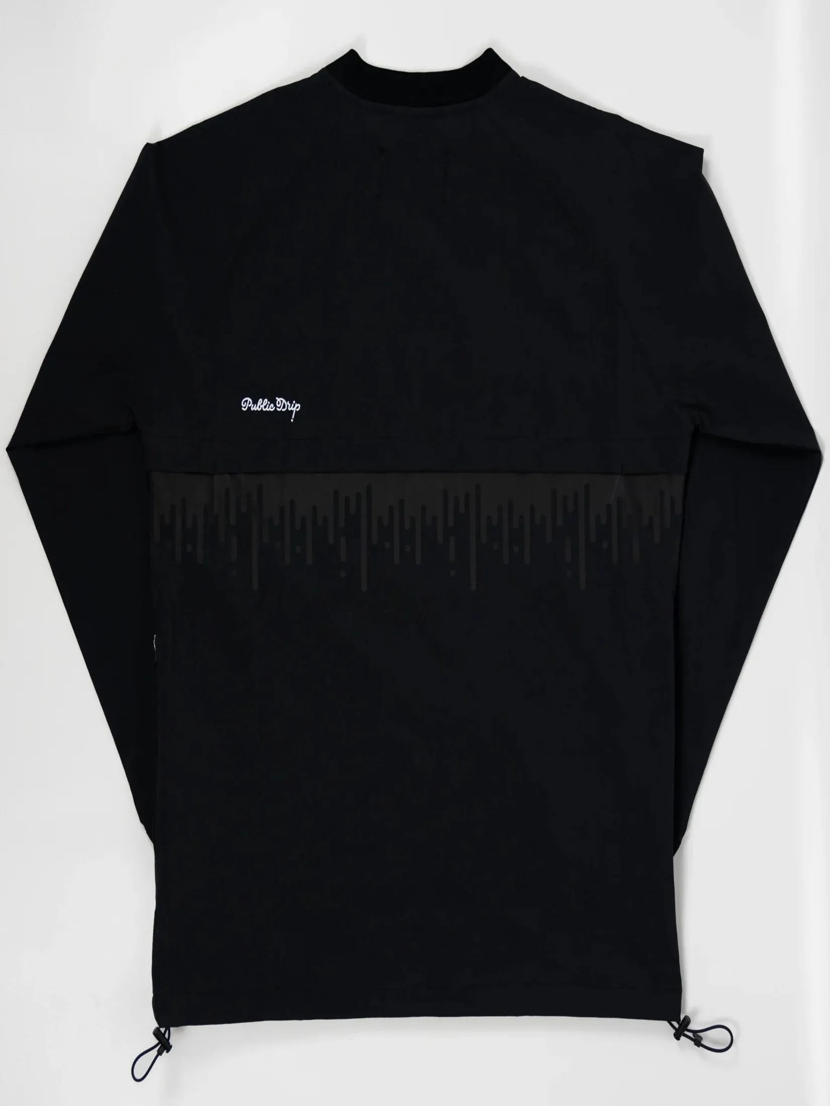PUBLIC DRIP PUBLIC ATHLETE WINDBREAKER IN BLACK