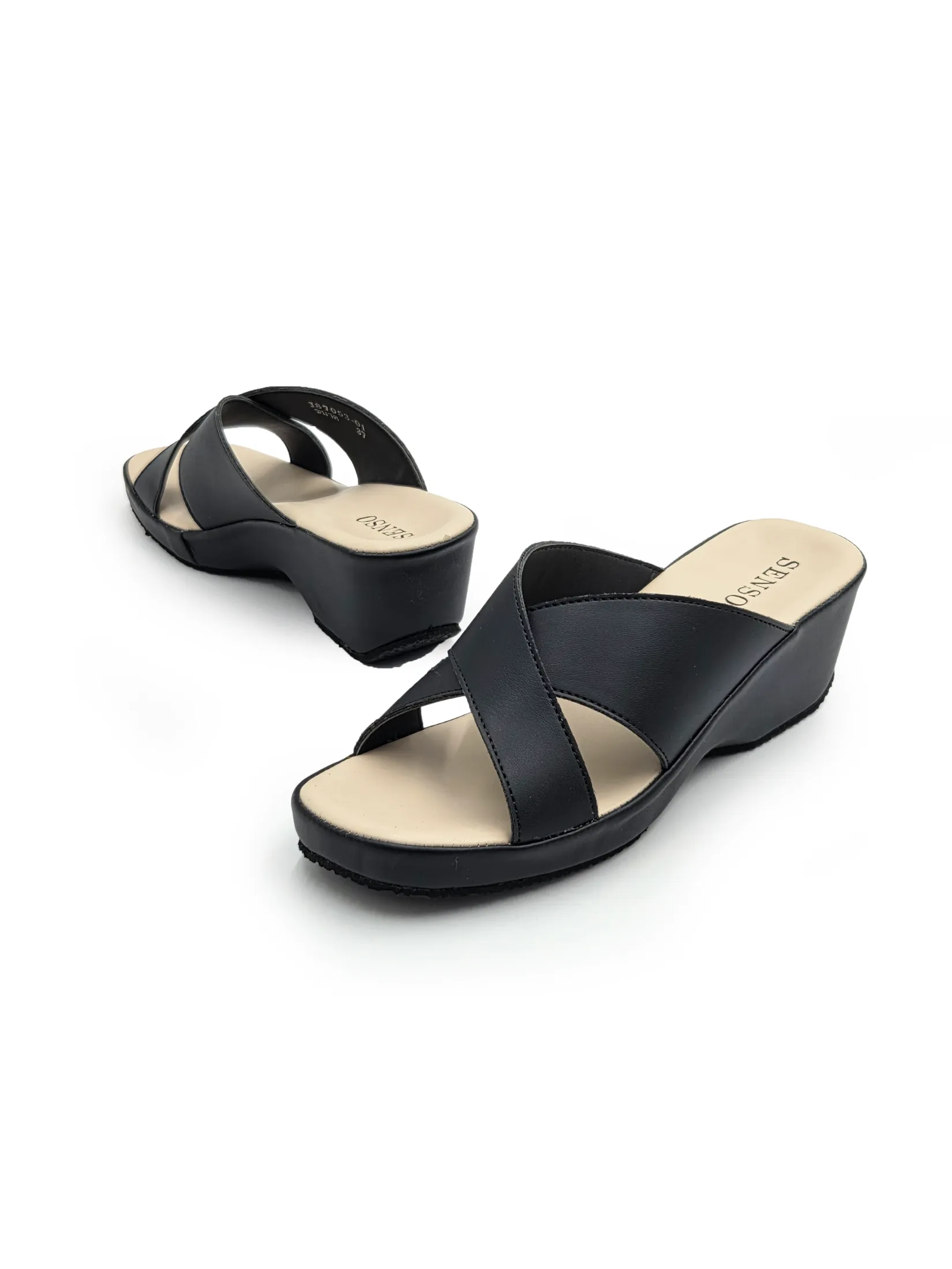 SENSO Women Comfort Sandals J87053 Black
