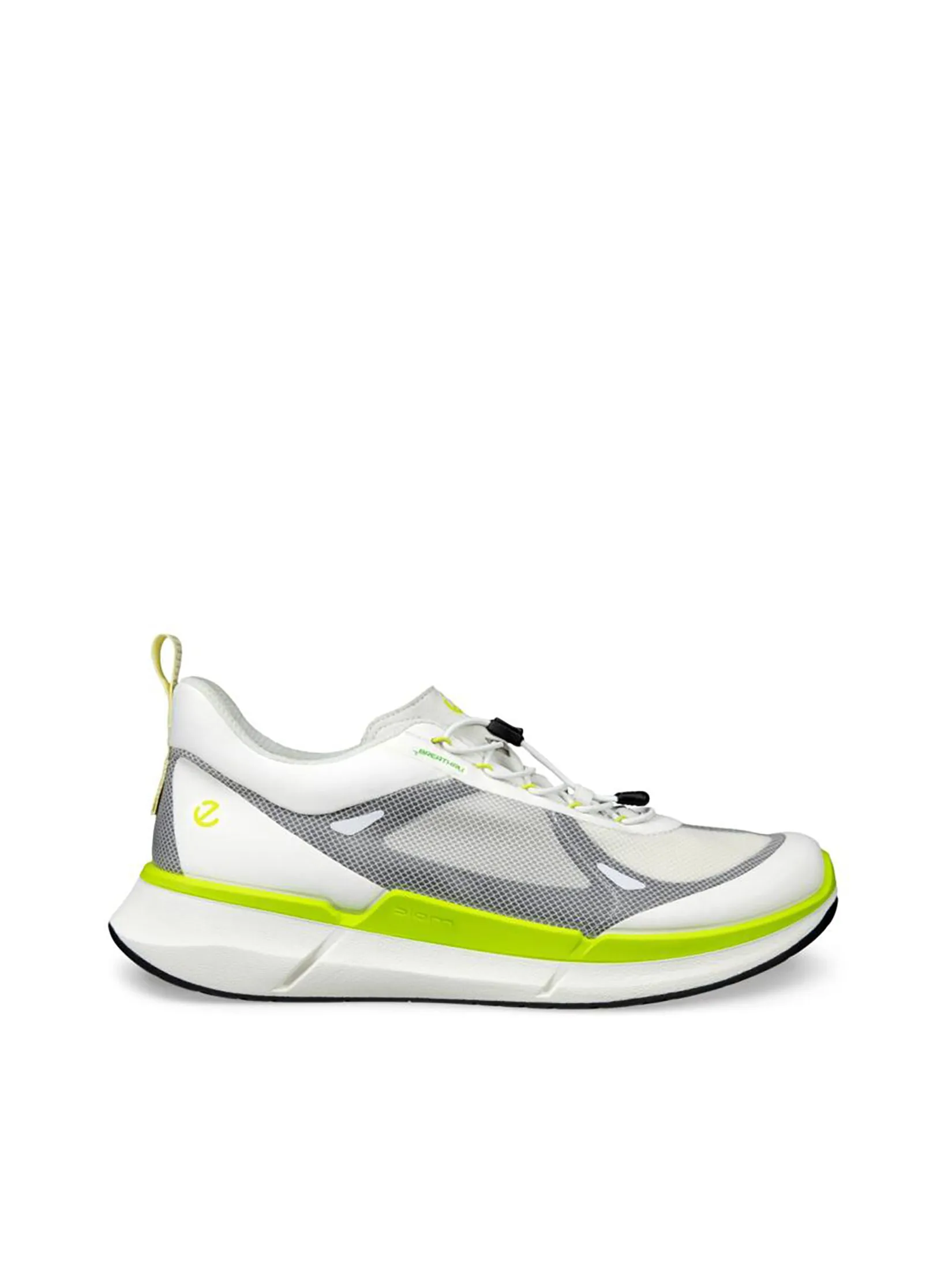 ECCO Men Sneakers Biom 2.2 White/Black/Lime Punch