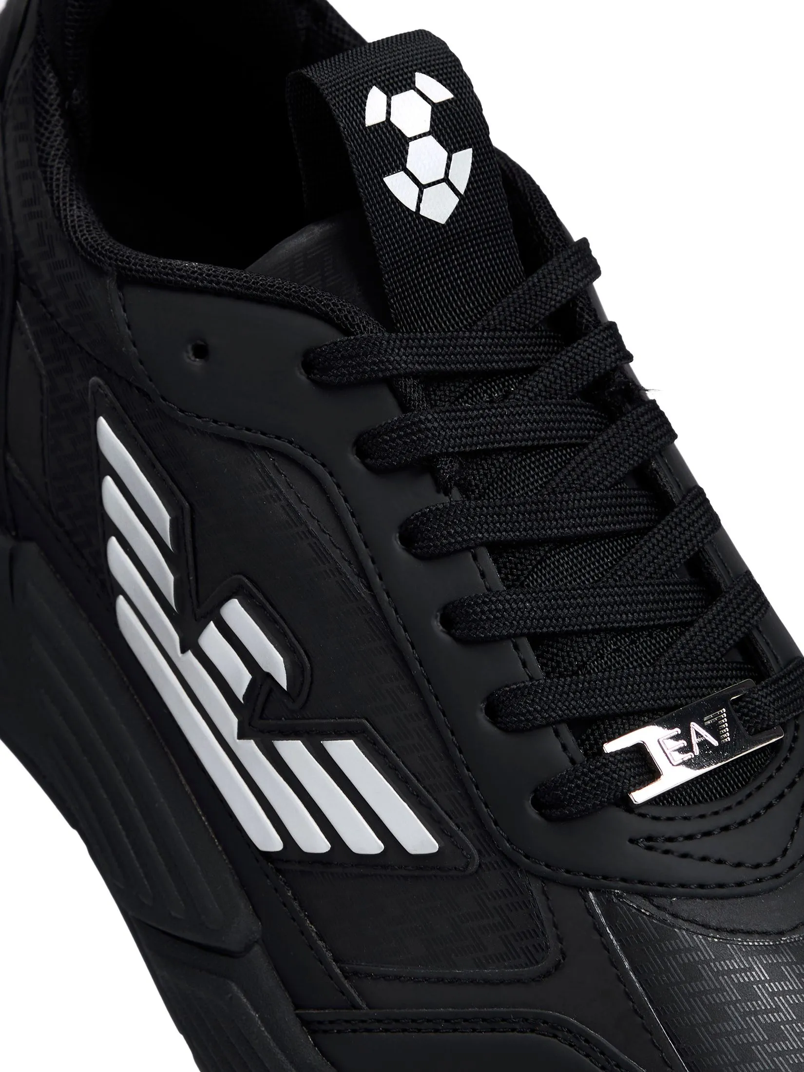 EA7 Men Sneakers SS25 M826 Triple Black+Silver