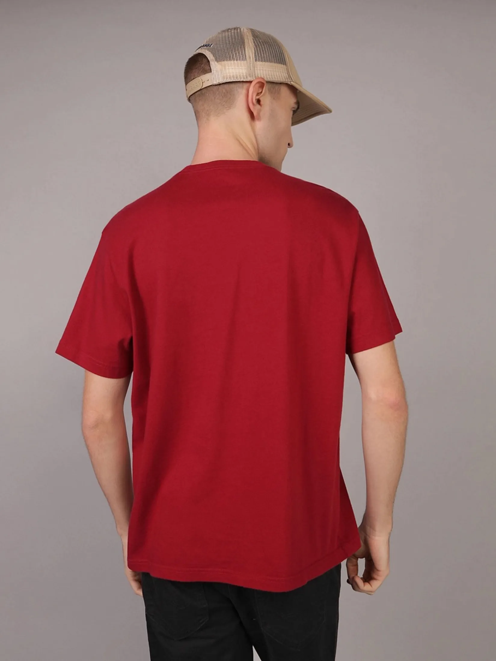 AMERICAN EAGLE MEN K-INTL SS CORE P/C DYE NEW EAGLE - INTL 552 PICANTE