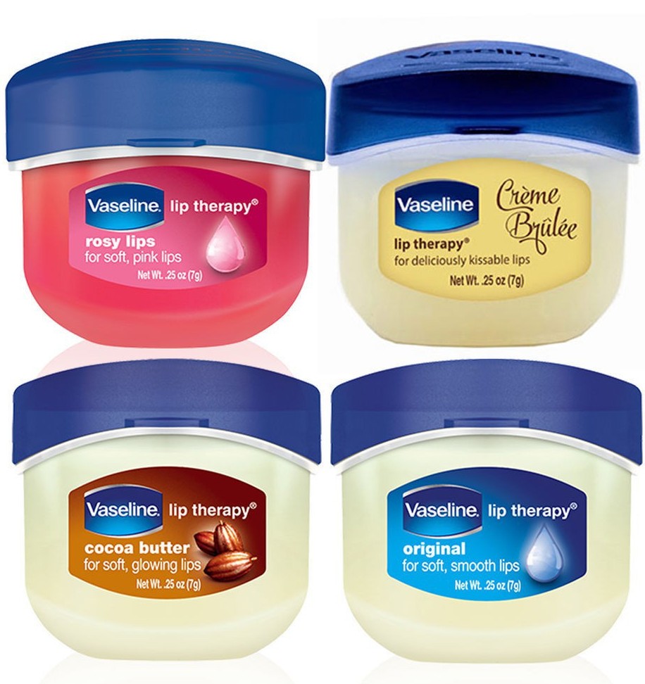 Бальзам для губ Vaseline 4 аромата 7 гр