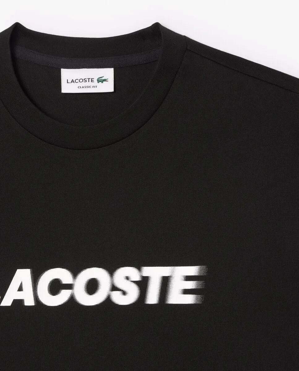 LACOSTE Heavy Cotton Logo T-shirt Black