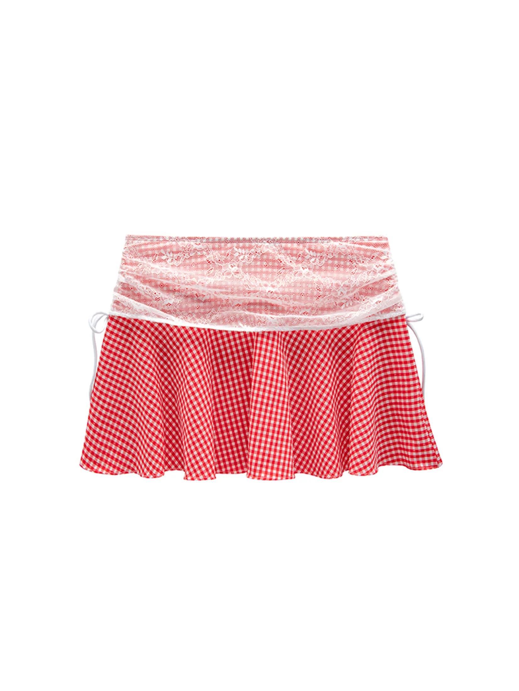 SABINA Sabina x Aprilpoolday Juliet Swim Cover-up Skirt - Dark Red