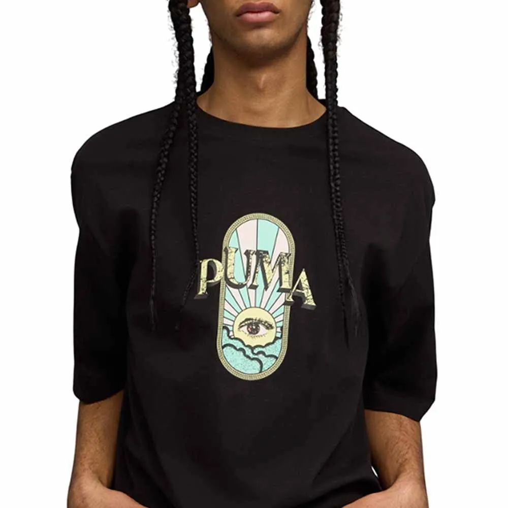 PUMA House of Graphics Men T-Shirt Black - PU097AP041EOTH