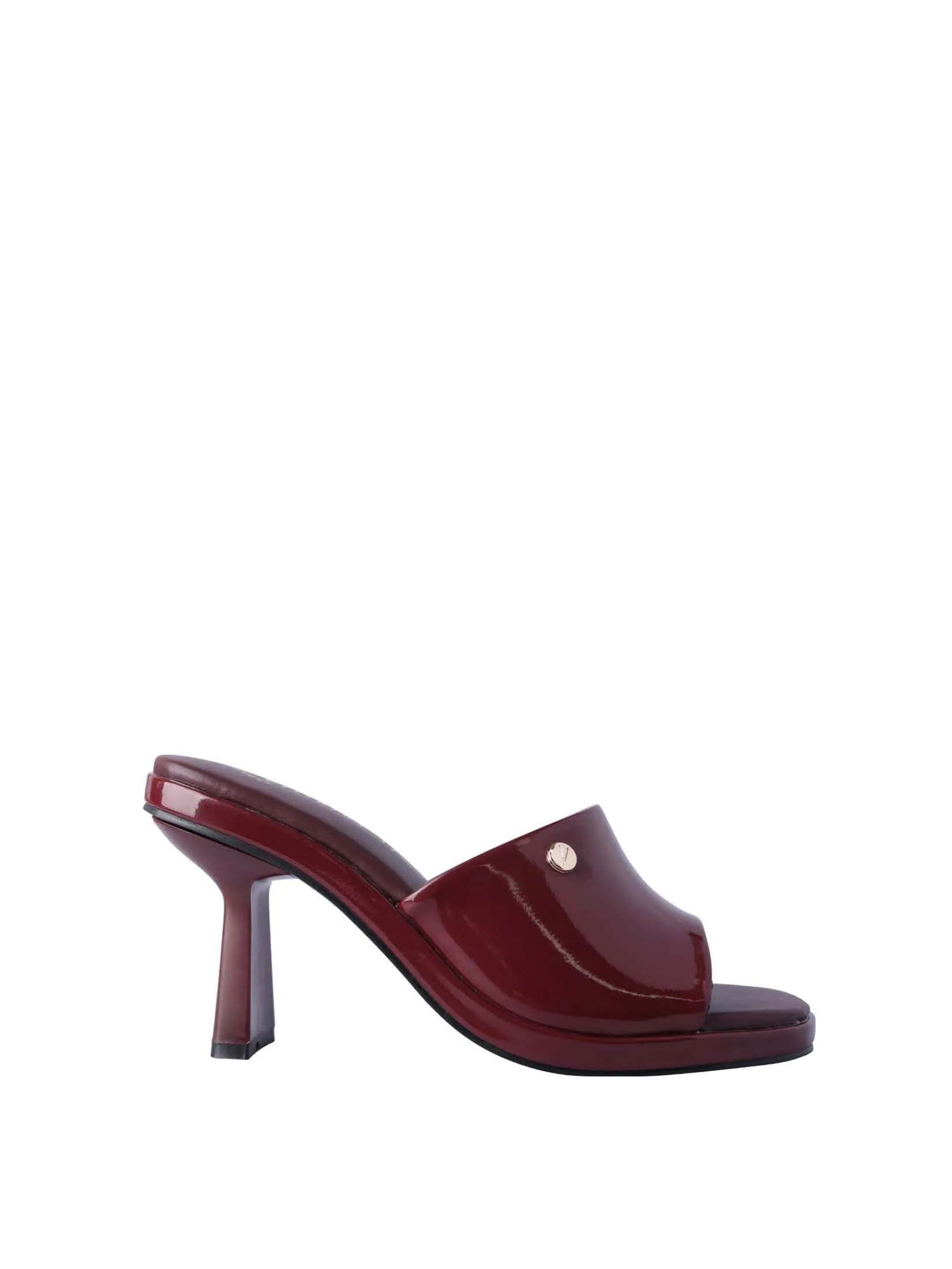 VILLAINS SF GENTLE BREEZE Women's Heeled Sandals BURGUNDY PATENT