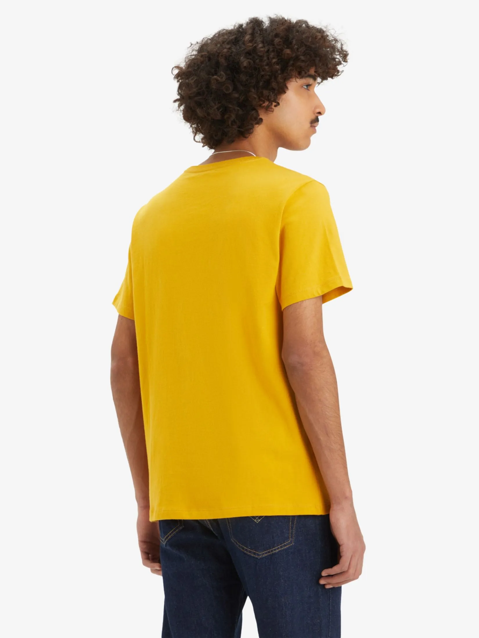 LEVI'S Men's Original Housemark T-Shirt Yellow