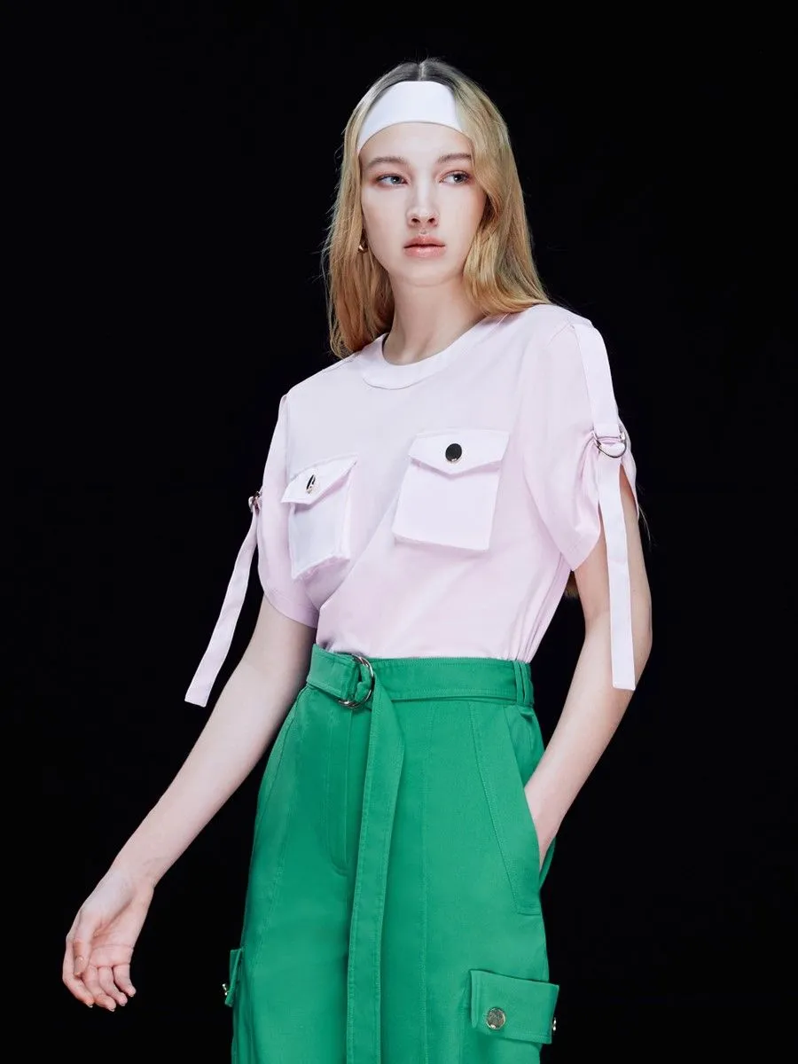 ASV (SS24) Braelyn D-ring Buckle Women Tee Lavender