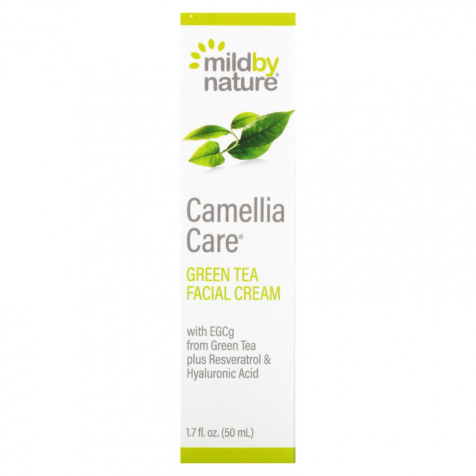 Mild By Nature, Camellia Care, крем для кожи с ЭГКГ из зеленого чая, 50 мл (1,7 жидк. унции)