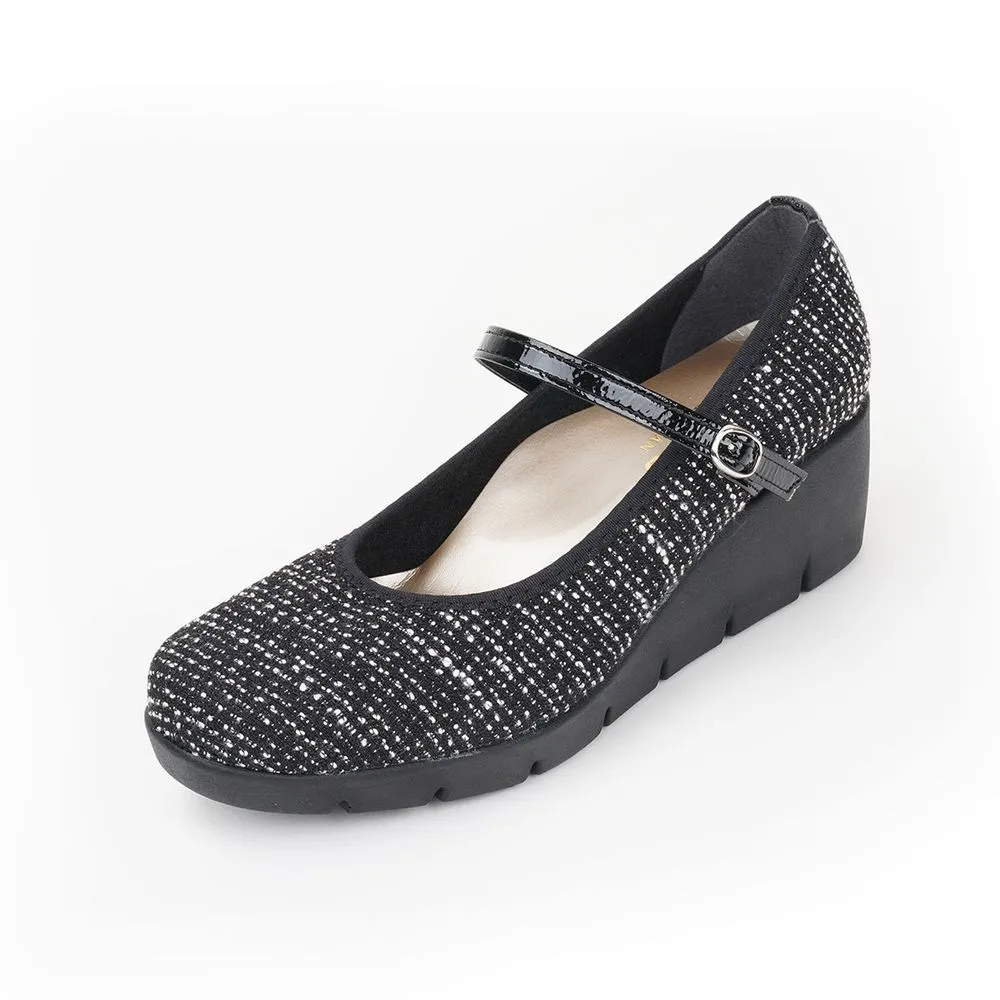 JOLI SNOB Tweed Comfort High Heels FC-39605