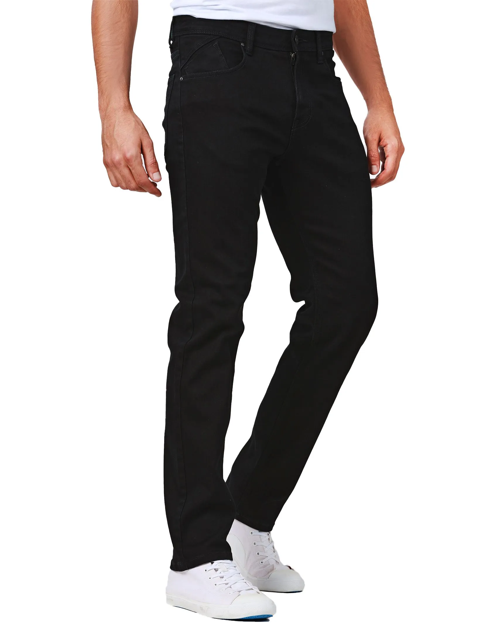 JOHN HENRY Men's Jeans (Slim Fit) DENIM Black