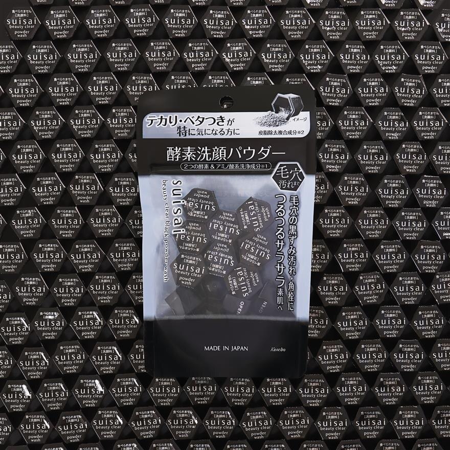 Suisai Beauty Clear Black Powder Wash (Trial) 6g. 15pcs.