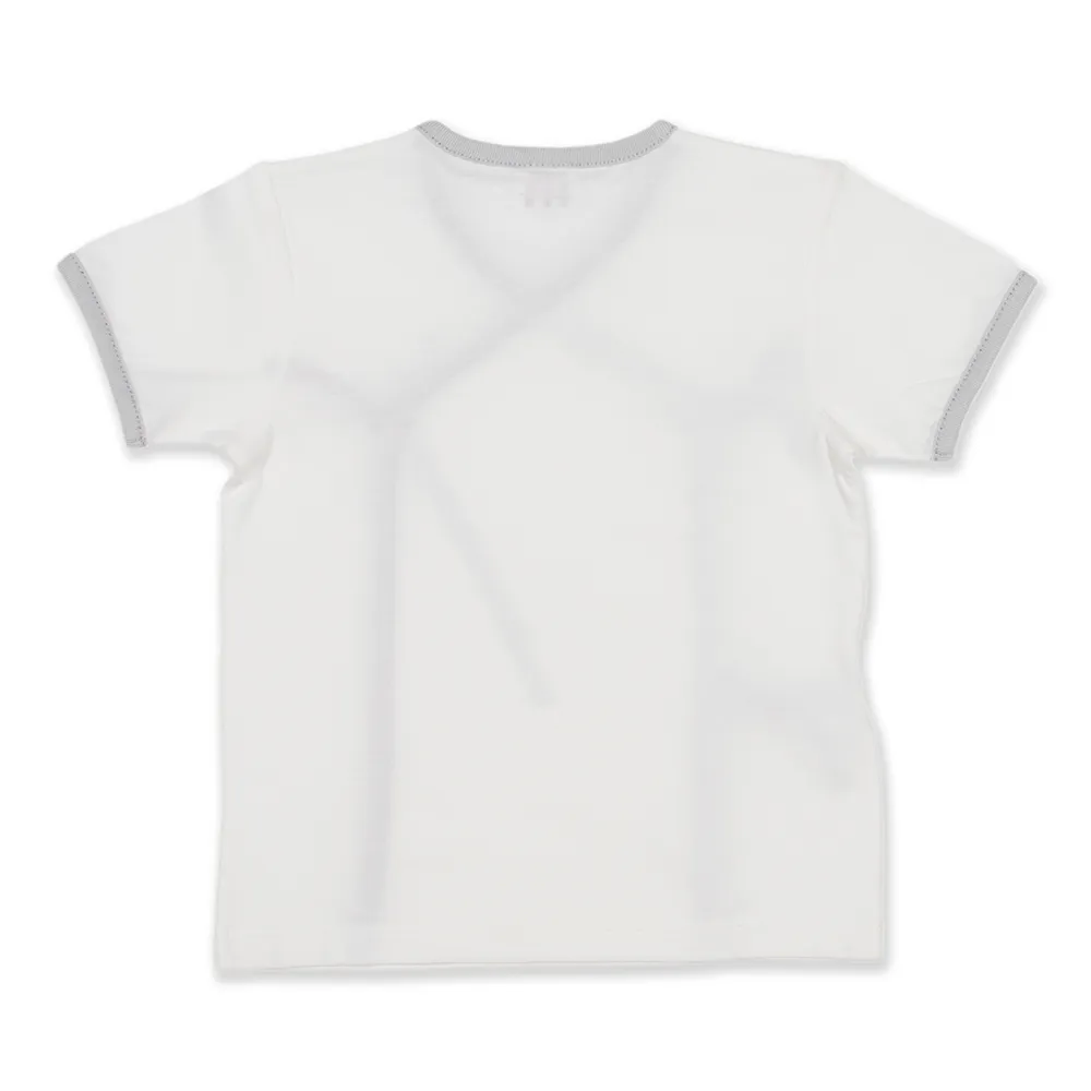 AUKA Gray ,Infant  Short-sleeved Wrapper Vest,Auka Cocoa Alpaca.