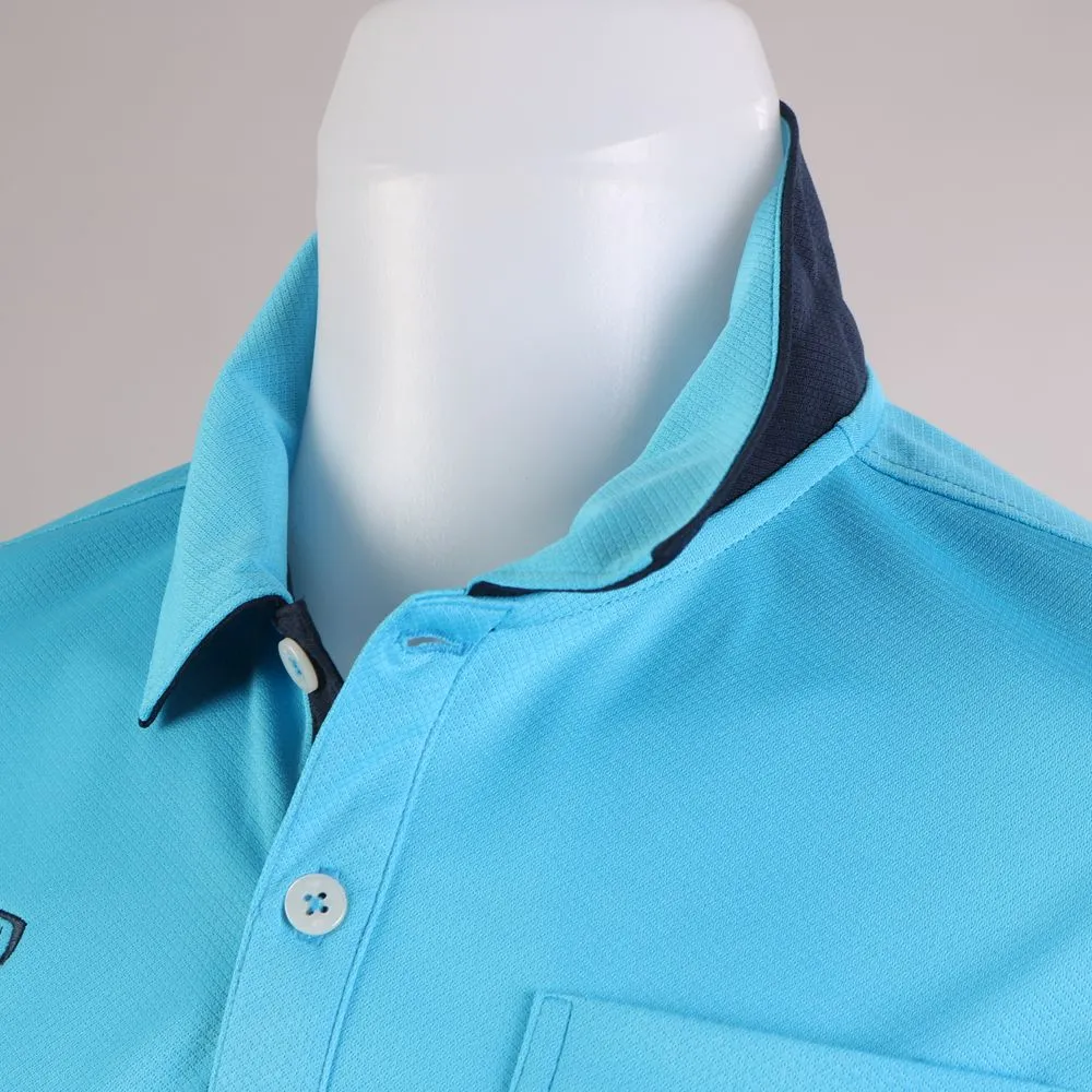 GRAND SPORT Light blue Men's polo shirt (012582)