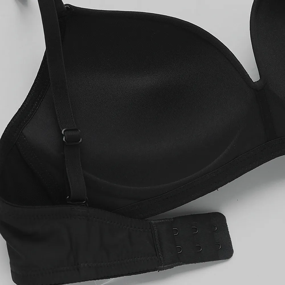 SABINA Bra Fong D Invisible Wire Bra Soft Doomm Collection Style no. SBXH9216BK Black