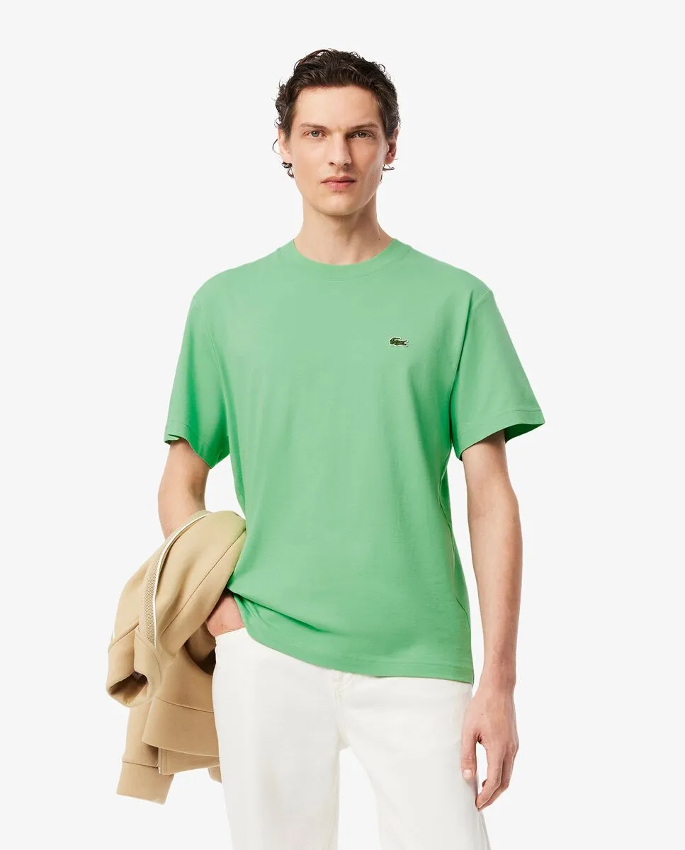 LACOSTE Cotton T-Shirt Green