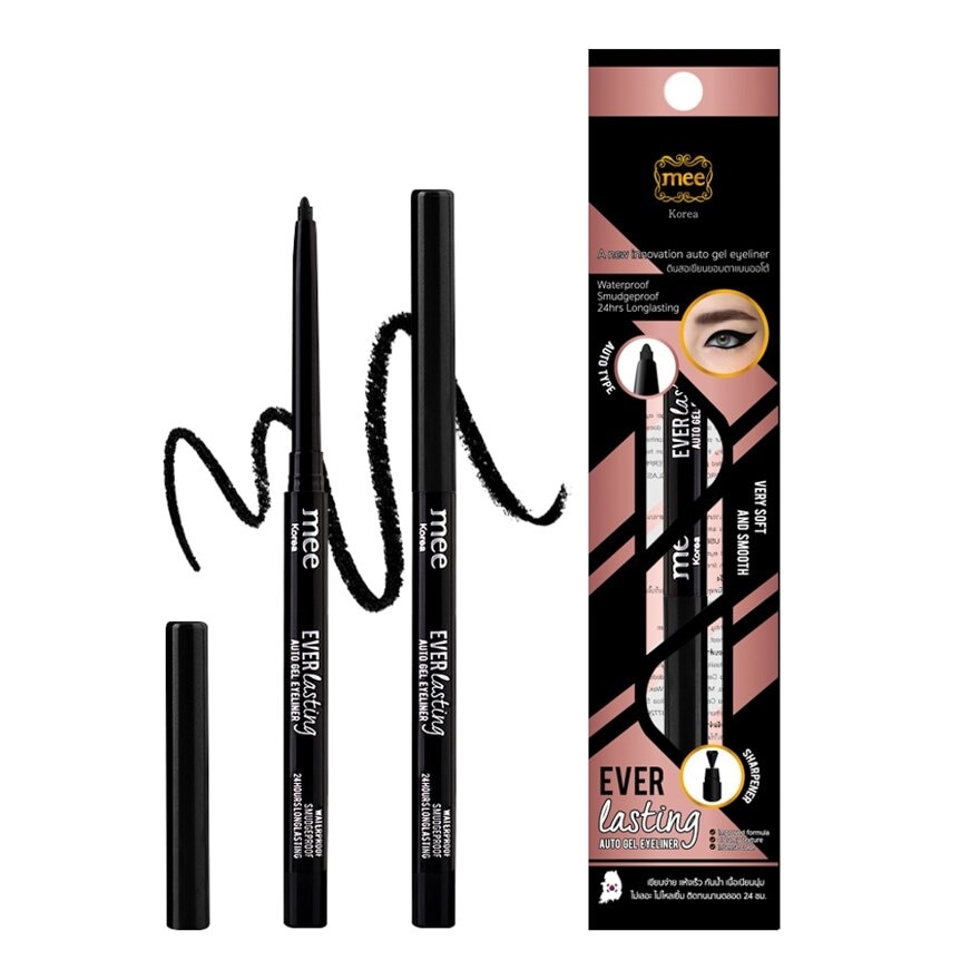 Mee Ever Lasting Auto Gel Eyeliner0.3gBL - Black