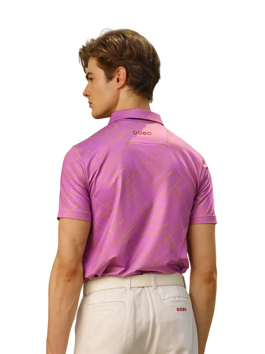 XOLO Purple MEN XOLO CIRCUIT POLO(040402)