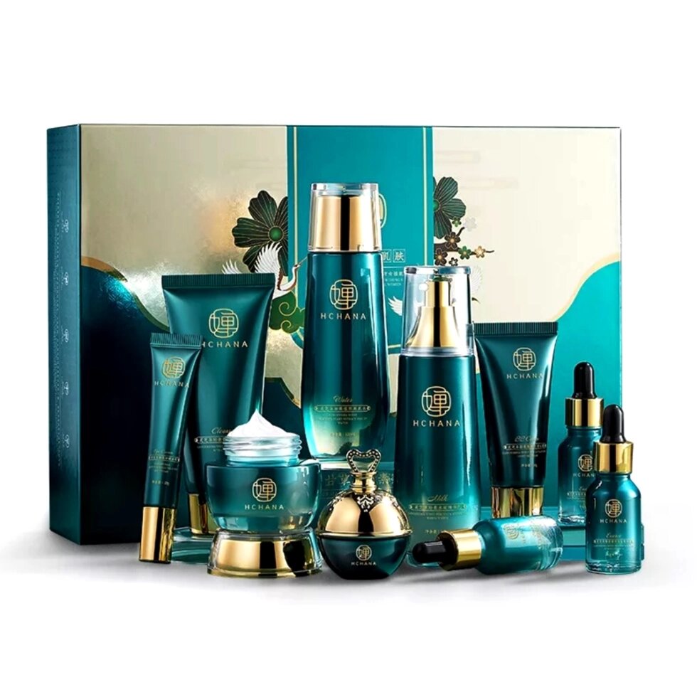 HCHANA Ganoderma Lucidum увлажняющий и восстанавливающий набор для лица с Экстрактом Овечьей Плаценты