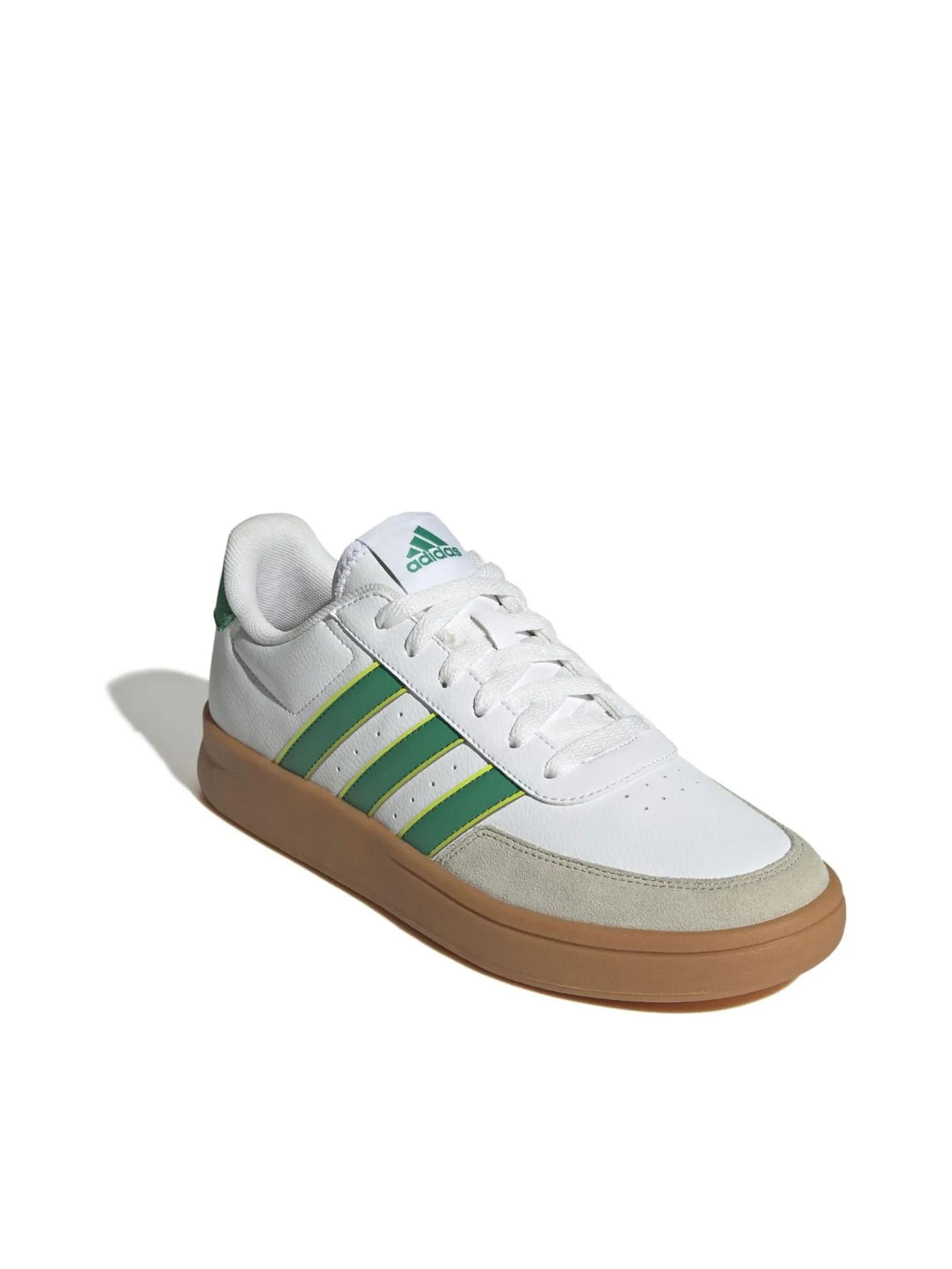 ADIDAS Men Sneakers Breaknet 2.0 JP5383 Cloud White / Court Green / Solar Slime