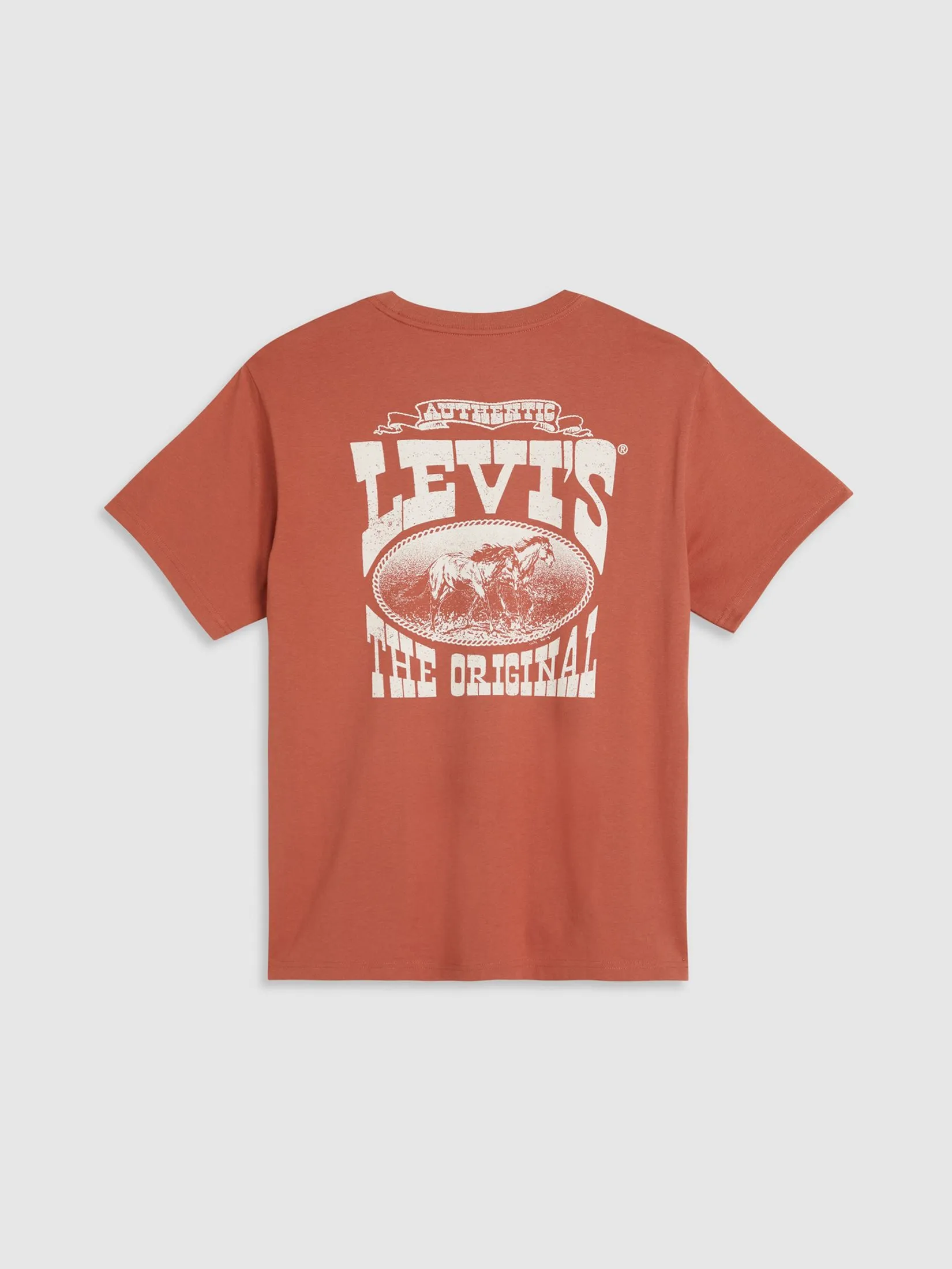 LEVI'S Men's Relaxed Fit Short Sleeve Graphic T-Shirt Red