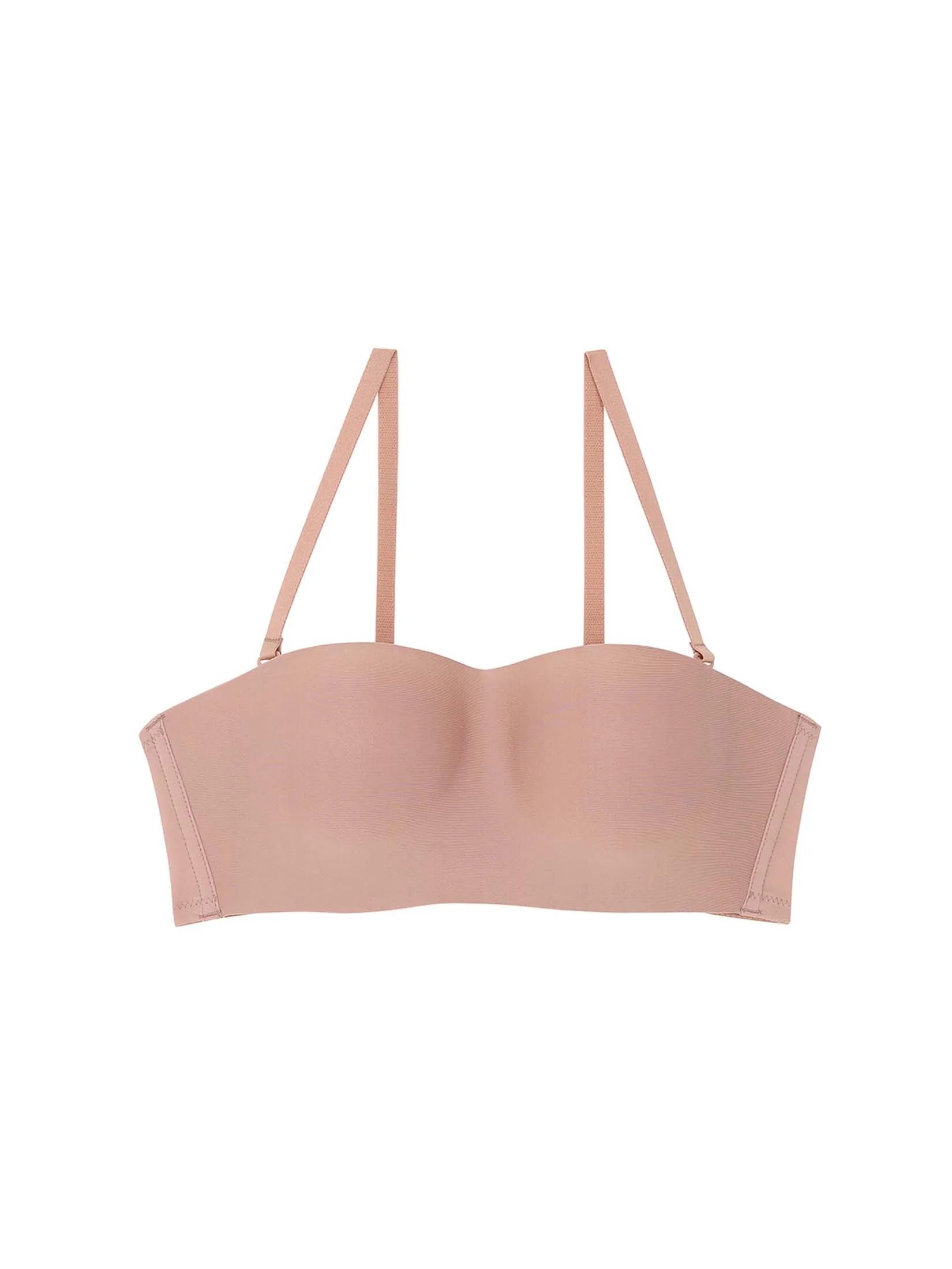 WACOAL Women Surprise strapless wireless top Bra Set 2 pcs Multicolor (Black Pink)