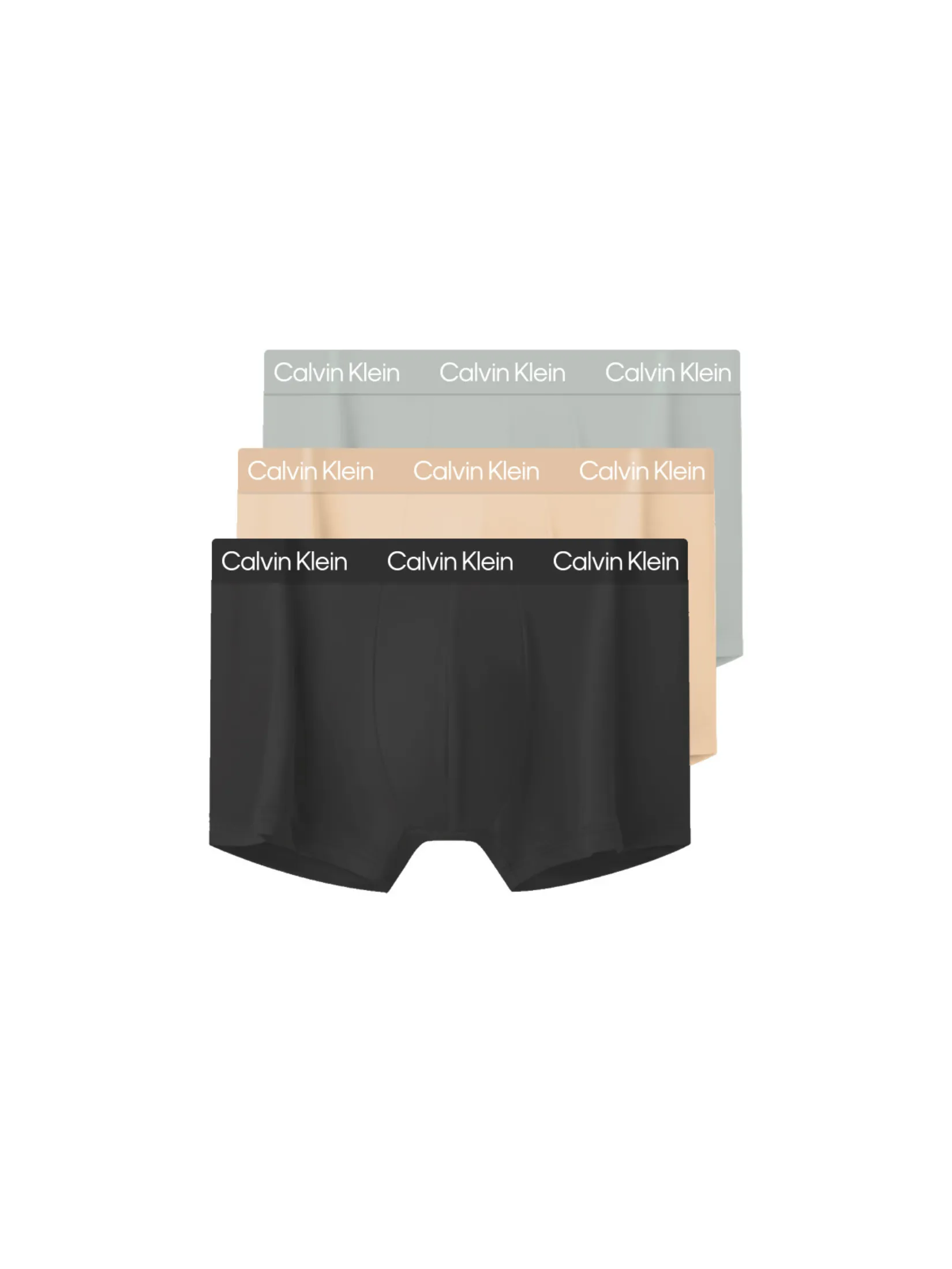 CALVIN KLEIN Men s Microfiber Stretch Low Rise Trunk 3Pack Multicolor