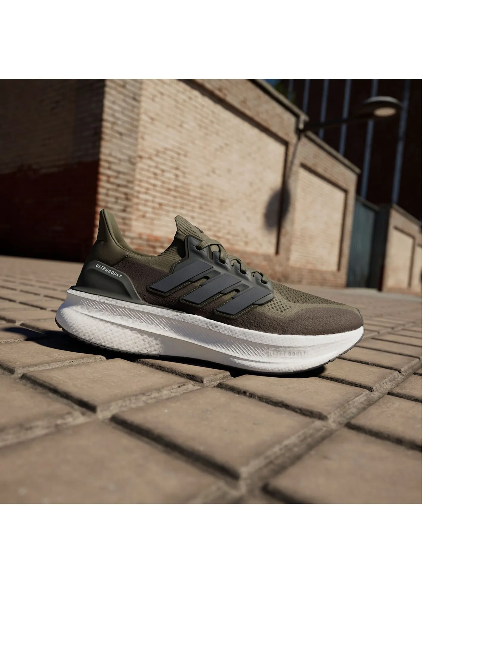 ADIDAS Men Running Shoes Ultraboost 5 Olive Strata / Iron Met. / Shadow Olive