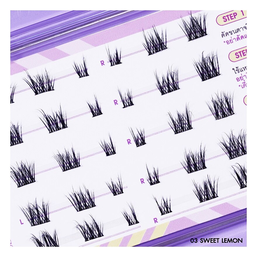 Cosluxe Winky Eyes Bubble Gum 3D Eyelashes 30pcs. 03 Sweet Lemon