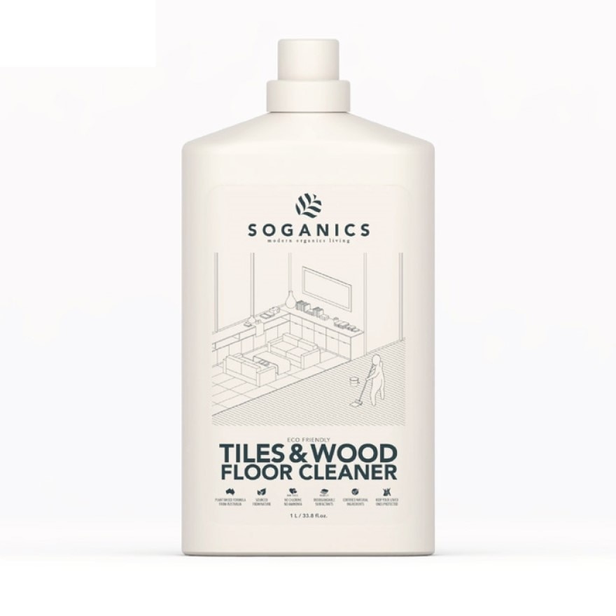 SOGANICS Tile  Wood Floor Cleaner - Eucalyptus 1L