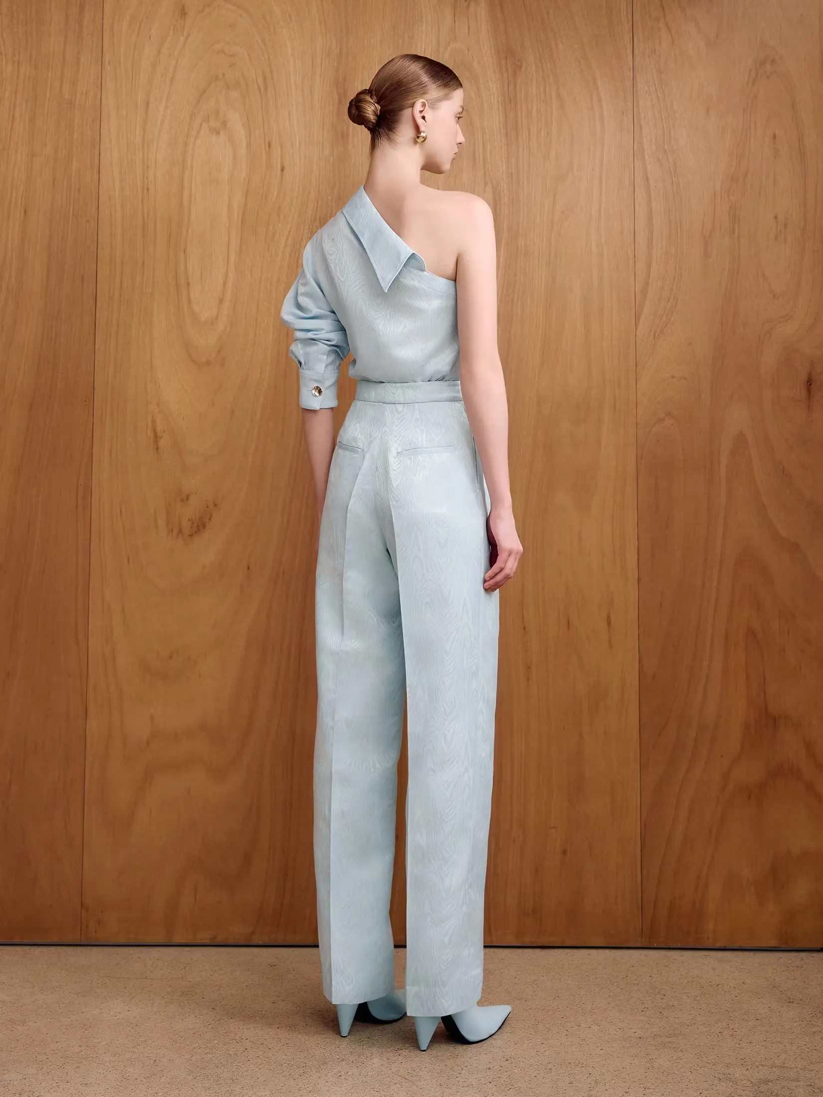 ASAVA ( SS25 )Oriane Tapered Pants  LIGHT BLUE