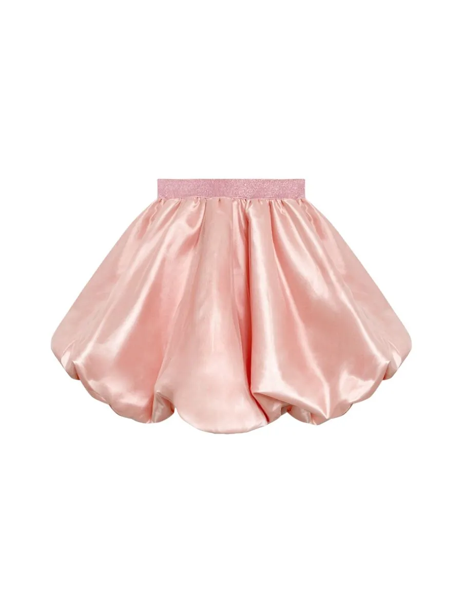 ICONIC WOMAN SOFT PINK BALLOON MINI SKIRT