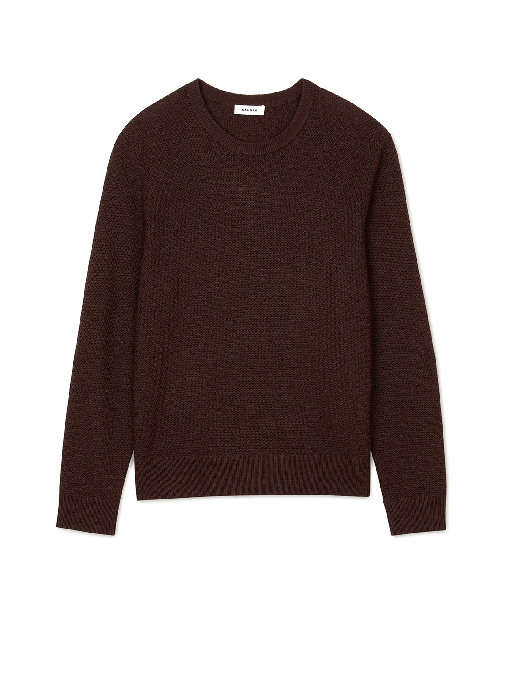 SANDRO Textured Knit Jumper