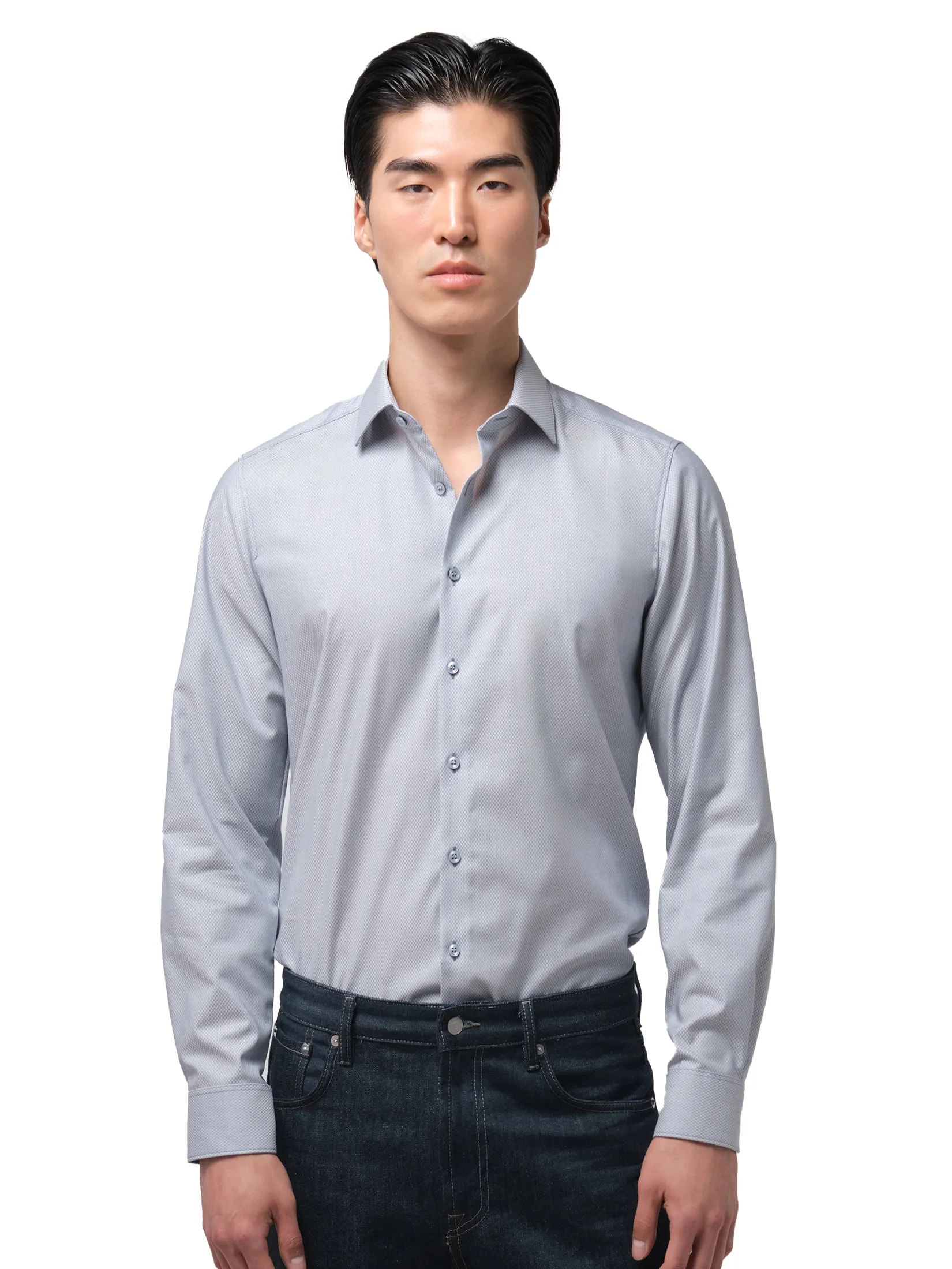 OLYMP MEN S SHIRT LONG SLEEVES BUSINESS SHIRT MODERN FIT EASY IRON NAVY BLUE