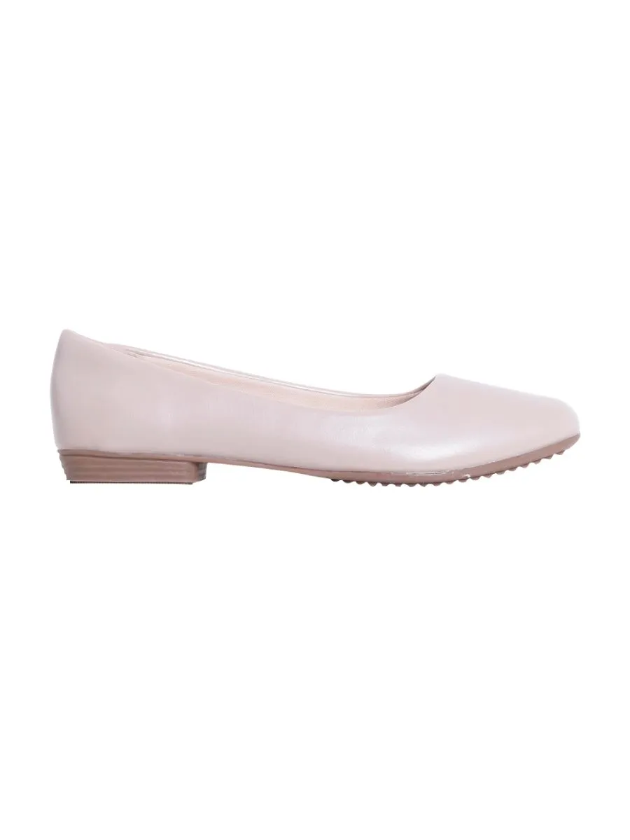 D'ARTE BEIGE FLAT SHOES D55-19218