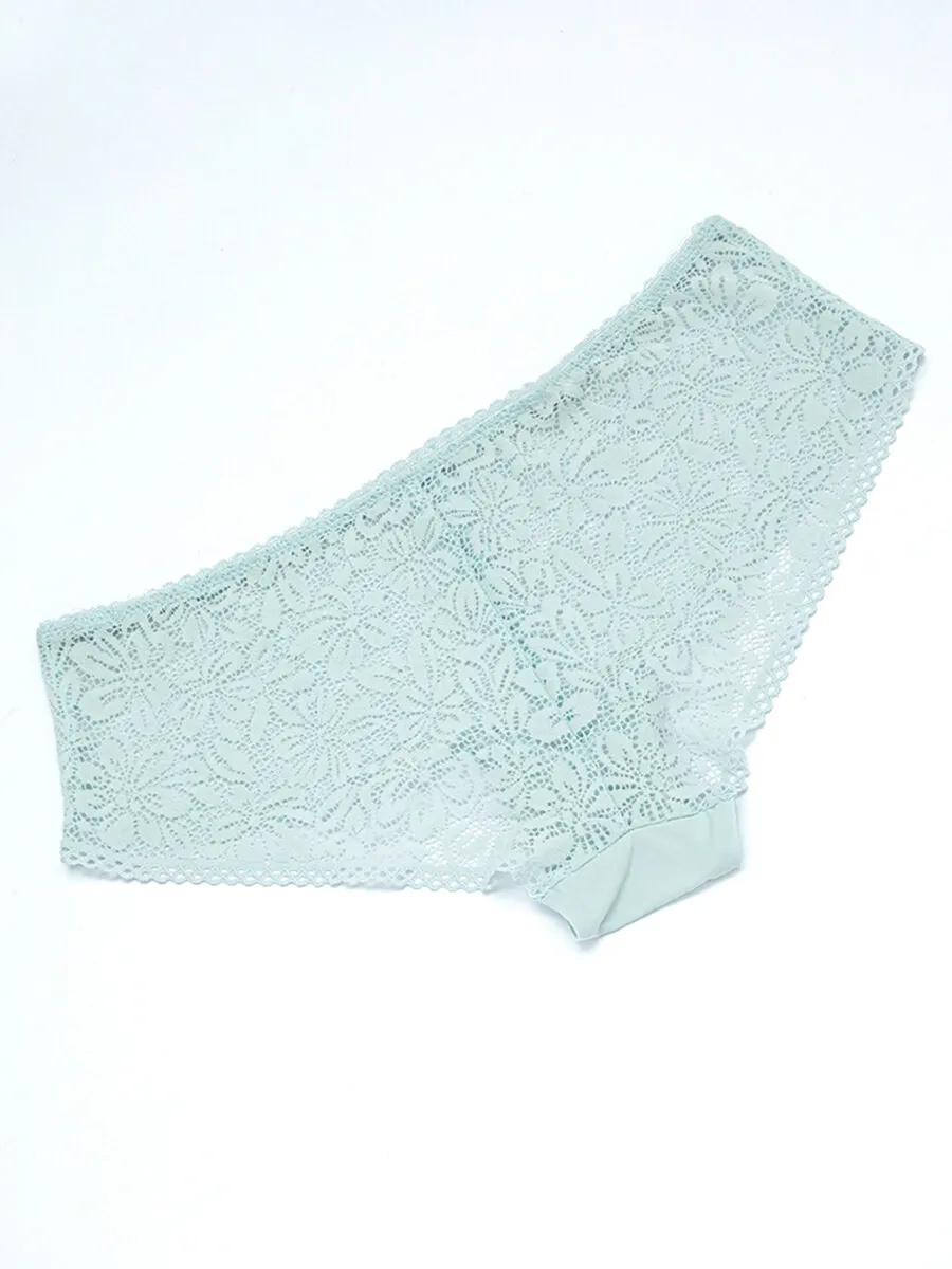 SABINA Mad Moiselle Basic Lace Winter 23 Boyleg Panty - Chalk Blue