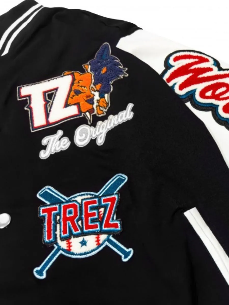 TZ WORLDWIDE MEN JACKET TZ VARSITY BLACK