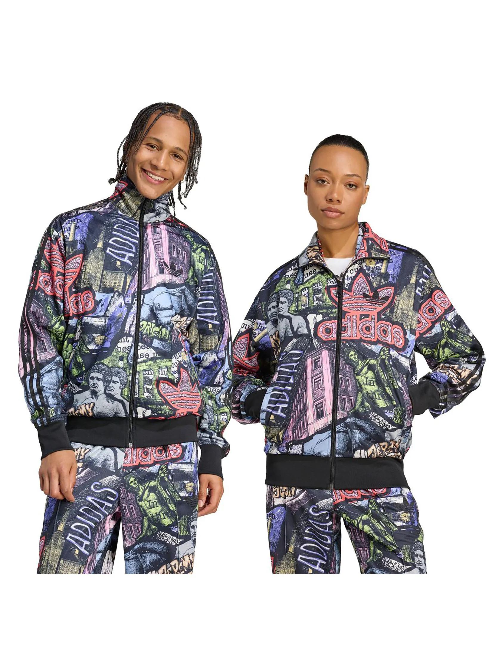 ADIDAS Unisex Track Top Adidas x Jeremy Scott AOP Multi-Color