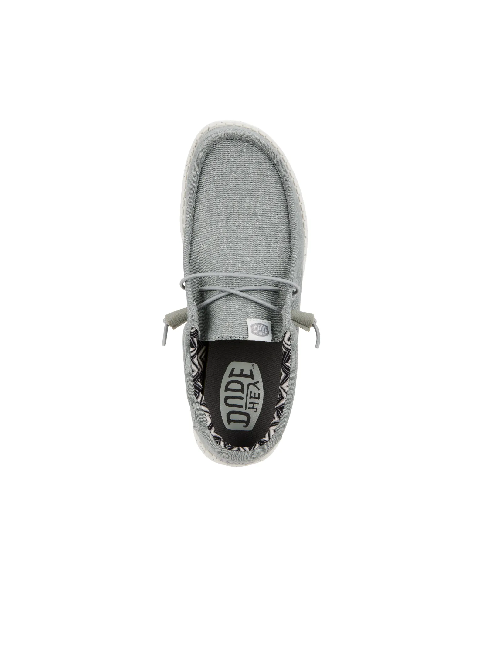 HEYDUDE WALLY STRETCH CANVAS  - LIGHT GREY