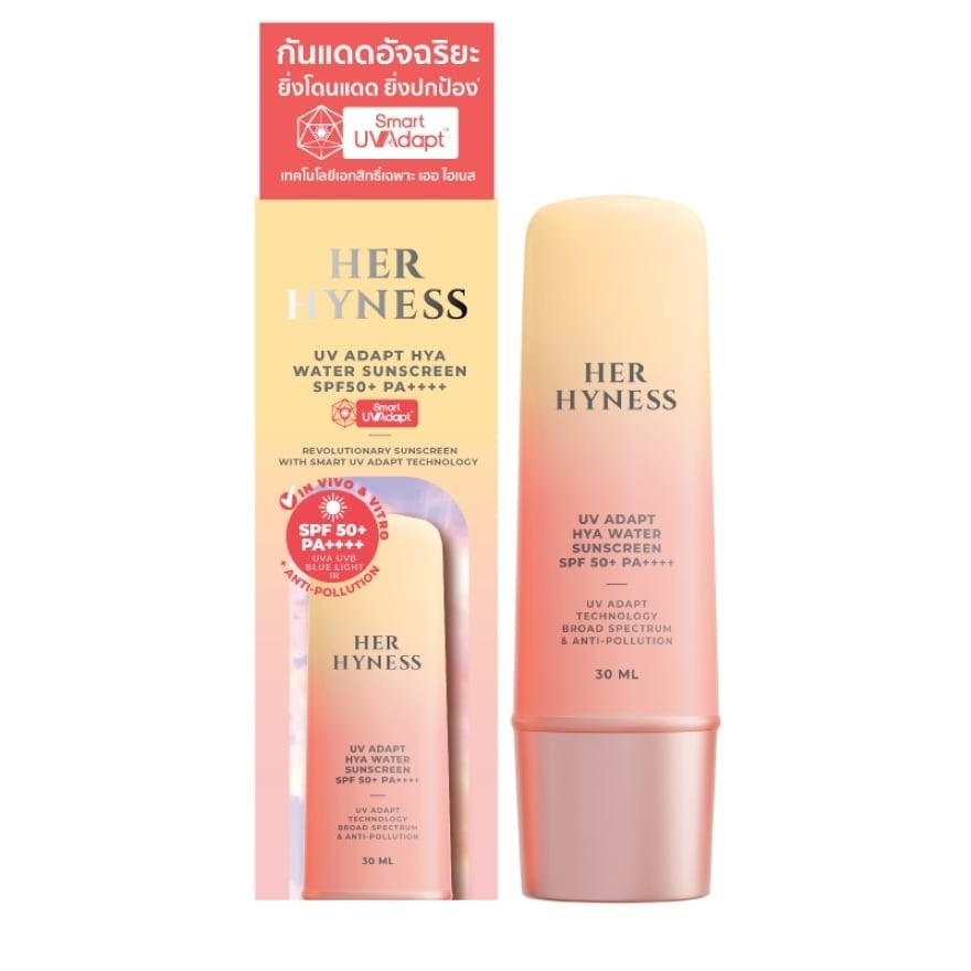 Her Hyness UV Adapt Hya Water Sunscreen SPF50+ PA++++ 30ml.