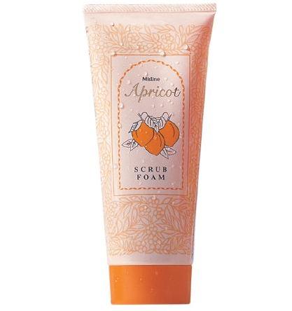 Пенка-скраб для лица с косточками и маслом абрикоса Mistine 80 мл